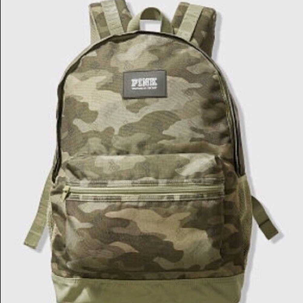 VICTORIA'S SECRET PINK CAMPUS CAMOUFLAGE BACKPACK